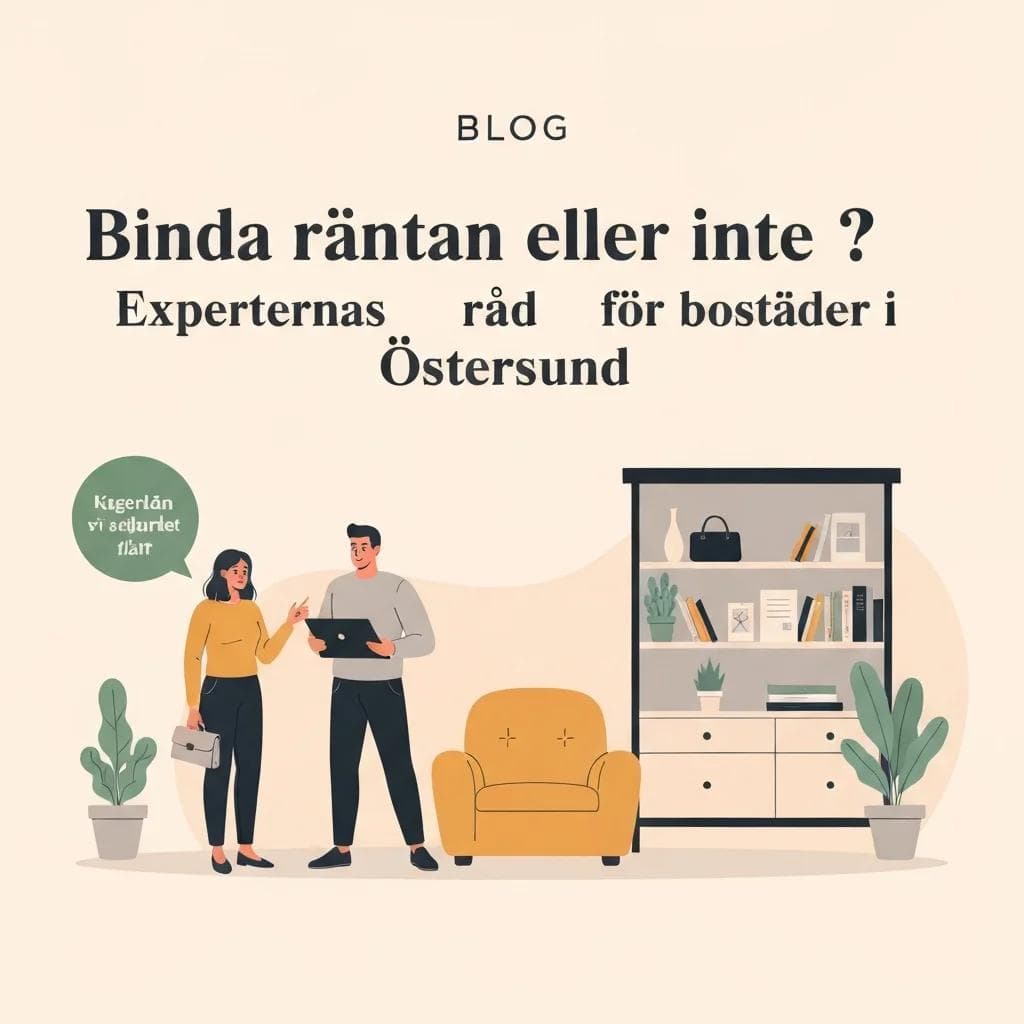 Binda räntan eller inte? Experternas råd för bostäder i Östersund